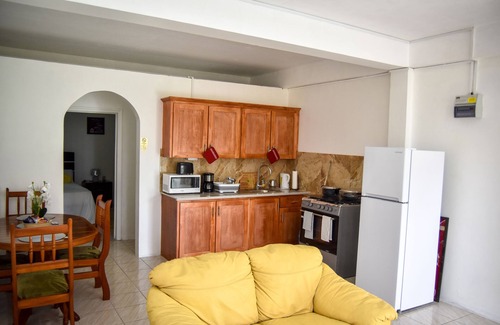 Castle Comfort Apartment | Large 2 Bedroom 2 Bathroom Apartment #4 in Roseau. Bus stops right in front!
