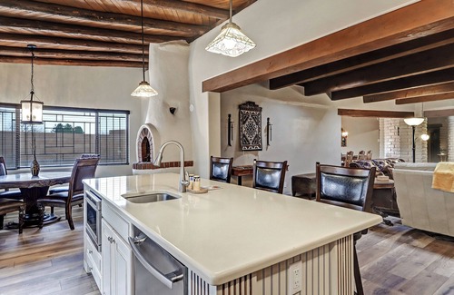 Rio Grande Blvd House | Large and lovely 4/4 adobe home near Old Town. Located on acequia with trails.