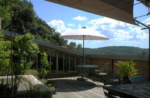 Barjols Apartment | Large artists' loft with terrace, pool with outdoor shower