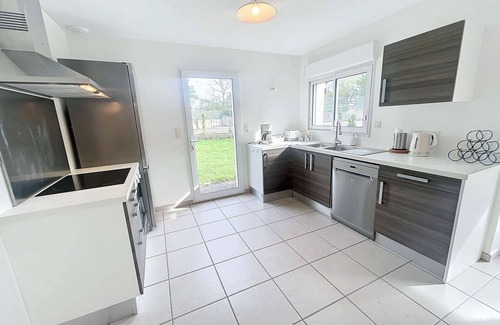 Carolles House | Large Coastal Home: Steps from Carolles Beach, 5 Bedrooms, Sleeps 10, Garden, Parking, Wi-Fi