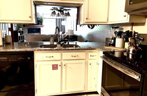 Chalet Village Condo | Large deck! Mountain top experience, 4 beds