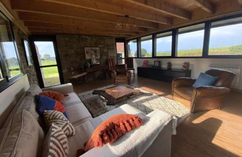 Taule House | Large farmhouse with garden and sea view for 8 people