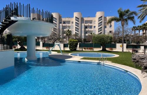 Playa de San Juan Apartment | Large relaxed terrace, golf views