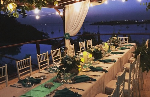 Lance aux Epines Villa | Large Seaview Villa with Sugar Mill Tower — Great Views & Large Infinity Pool