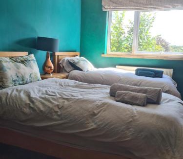 Pill House | Large twin room at Fir Tree Lodge, Shirehampton