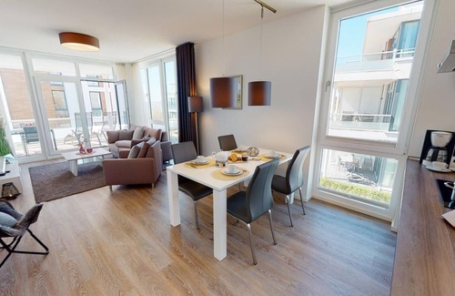 Pelzerhaken Apartment | Large vacation apartment D-06 in the South Cape with the beach on your doorstep for 4 people