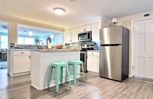 Cedar Point House | Large Waterfront Home with private dock and hottub, 3 miles to Emerald Isle Beach