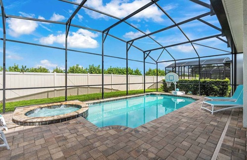 Four Corners House | Lavish Villa Near Parks w/Ice Princess & Space BRs, Theater, Huge Arcade & Pool