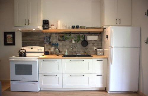 Ucluelet Apartment | Le Chalet Waterfront Studio Suite, View, Patio, Kitchen