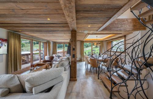 Le Raffort Ski Chalet | Le Cheval Blanc Luxe, skis aux pieds, jacuzzi, hammam, salle de cinéma