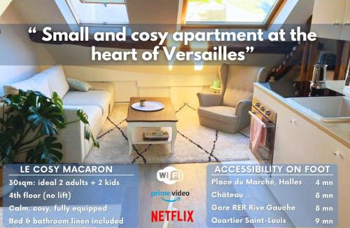Notre-Dame Apartment | Le Cosy Macaron - Au cœur de Versailles
