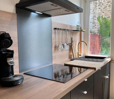Dinan Apartment | Le Duclos, appartement rez-de-jardin Dinan centre