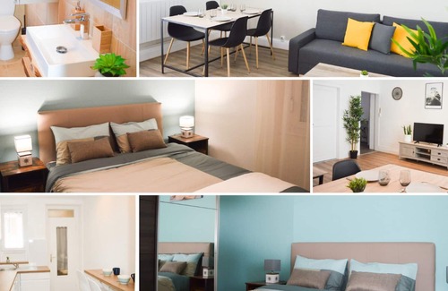 Saint Joseph/Mittelharth Apartment | "Le Green St Léon"lit Queen Size Idéal Couple