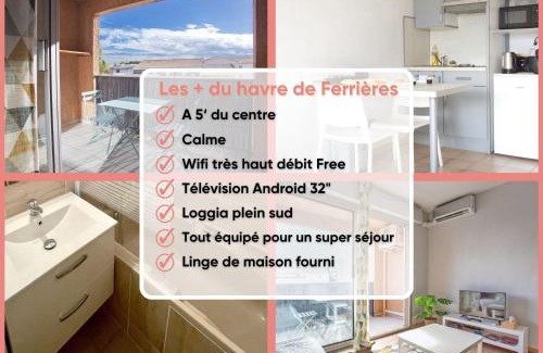 Martigues Apartment | Le Havre de Ferrieres - free Parking - WiFi - Cuisine