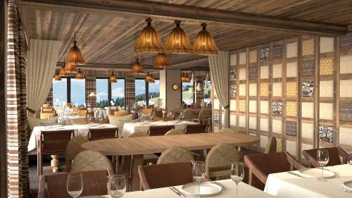 Saint-Gervais-les-Bains Hotel | Le Refuge Chez La Tante - Mont d'Arbois, accès en télécabine avant 17h