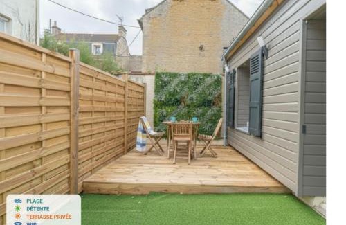 Luc-sur-Mer House | Le Refuge marin Studio lumineux, terrasse privée, plage à 2 min