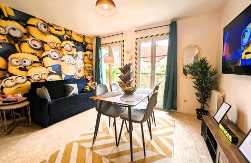 Bailly-Romainvilliers Apartment | Le Repaire - 10min Disney - Familial - Centre Ville