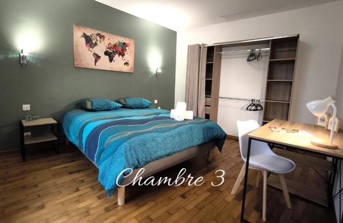 Sarreguemines Apartment | Le Spacieux - centre-ville - 4 chambres - 8 pers