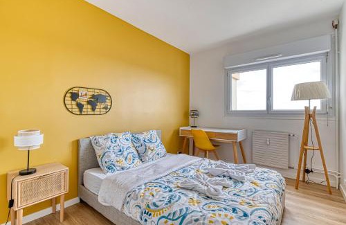 Roseraie - Orgemont Apartment | Le Super 10 - Free Parking, Fast WiFi, Calm - Top Angers, Families & Groupes