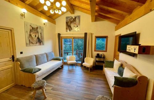 Mont-de-Lans Ski Chalet | Le Tout Schuss Chalet, SPA Privé, piste de ski à 100m