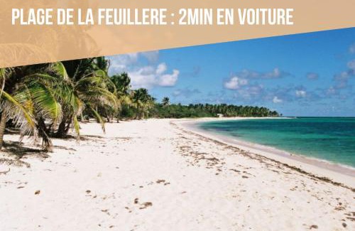 Capesterre-de-Marie-Galante House | Le Tropical Nest - Idéal Couple & Famille - Jardin Privé - MER - Parking Privé - Quartier Calme - Clim - Wifi HD - 5min Plages - Linge de maison fourni gratuit