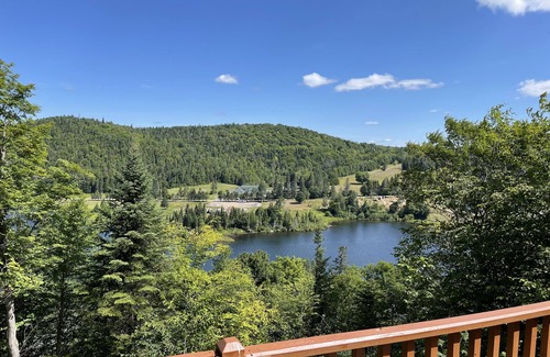 Saint-Faustin-Lac-Carre Ski Chalet | Le Tranquille - Magnificent view - SPA and Billiards