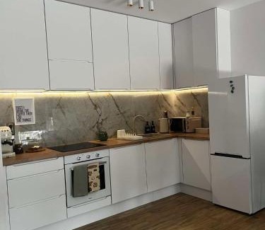 Lodz Apartment | Leaf Apartament Łódź prywatne miejsce parkingowe