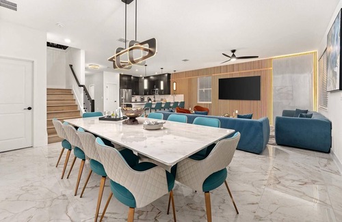 Florida Center House | Legendary Lair | Grand estate w movie theater, arcade, pool & spa, near parks
