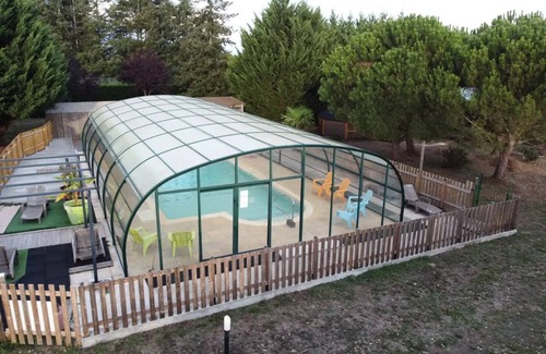 Chazemais House | Les Chalets d'Auvergne - Chalet Bourbonnais PMR 2 rooms 2 people