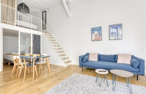 Quartier des Grandes-Carrieres Apartment | Les Cottages de Montmartre - Secret Courtyard