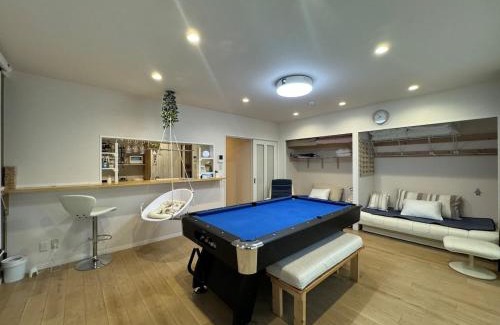 Kita Ward Apartment | Lhouseー遊べる宿ビリヤード 大型スクリーン 岡山駅徒歩15分