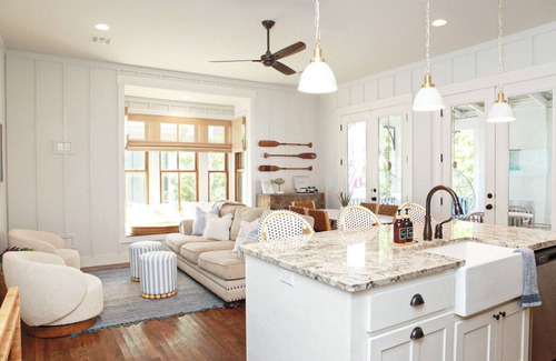 Hoyt House | Lilypad Landing: Outdoor Fireplace - 12 PM Check-in