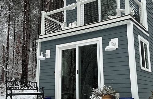 Pownal Cottage | Little Fox Hill - a tiny house in the woods by a brook