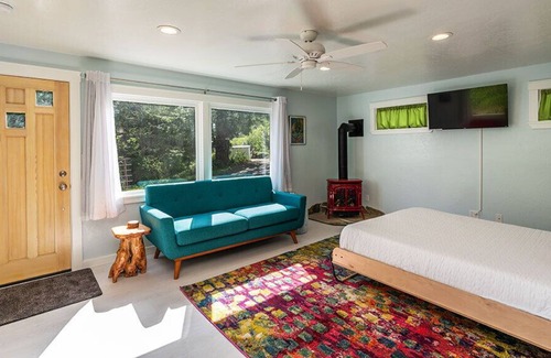 Westhaven-Moonstone Cabin | Little Red House - New Historic Home, Near Beach, 1 Dog Welcome Too!