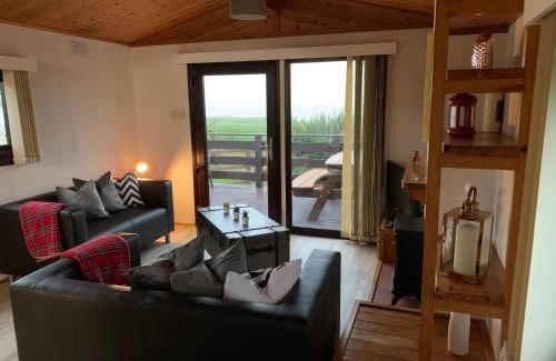 Portpatrick Apartment | Lodge Cabin with Fabulous Views - Farm Holiday