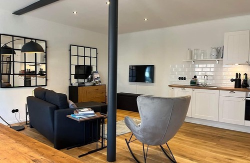 Friedrichstadt Apartment | Loft 1 im Erdgeschoss - Simmerdeis an der Gracht