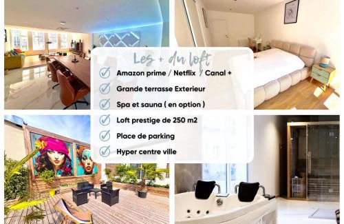 Douai Apartment | Loft 250 m2 Toit Terrasse Parking Netflix