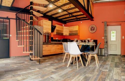 Marigny-Marmande House | Loft industriel avec Spa, Sauna et Hammam en Touraine – Jardin clos et équipements haut de gamme - FR-1-381-559