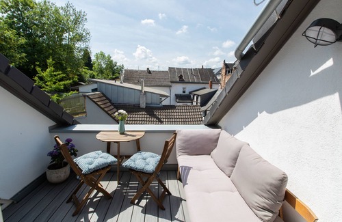 Pfaffendorf Apartment | LOFT KEANE - Vintage meets modernity over the roofs of Koblenz