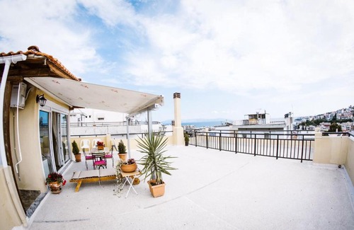 Kavala Apartment | Loft with panoramic view