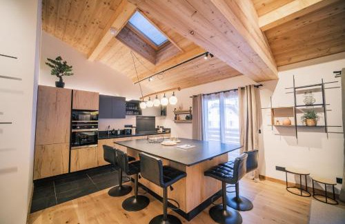 Les Houches Apartment | Loft Zodiak -Centre Ville , 5 Chambres+ Vue