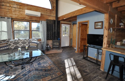 Young Cabin | Log cabin on 2.5 private wooded acres! Bring your horses & ATV's. Hunt area 23