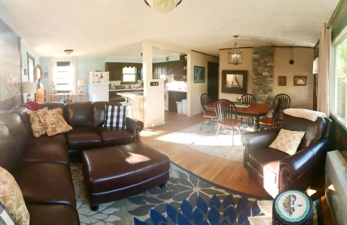 Liberty Cabin | Log cabin on Lake St George! Family adventures await. Openings in September!