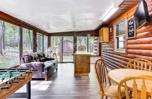 Long Pond House | Long Pond Log Cabin with Hot Tub Soaks and Outdoor Fun
