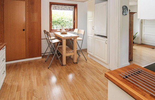 Tranebjerg House | Look forward to many pleasant hours on the terrace of this vacation home.