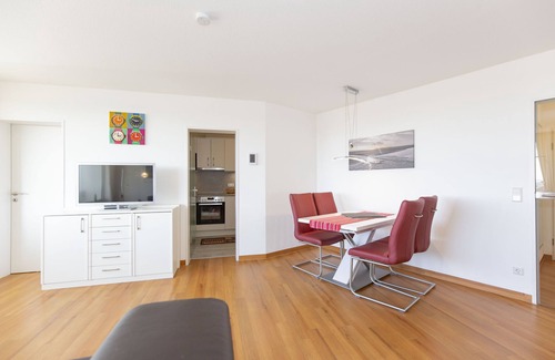 Duhnen Apartment | Lord Nelson App.503-66m² vacation apartment in Döse, close to the beach, swimming pool and sauna