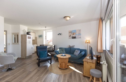 Duhnen Apartment | Lord Nelson App.410 -43m² vacation apartment in Döse, close to the beach, swimming pool and sauna