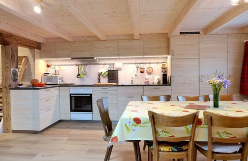 Brienzwiler Apartment | Lovely apartment for 5 people with WIFI, TV, terrace, pets allowed and panoramic view