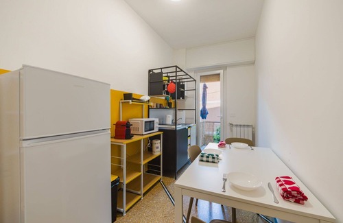 Rapallo Apartment | Lovely apartment for 3 people with A/C, WIFI, TV and balcony