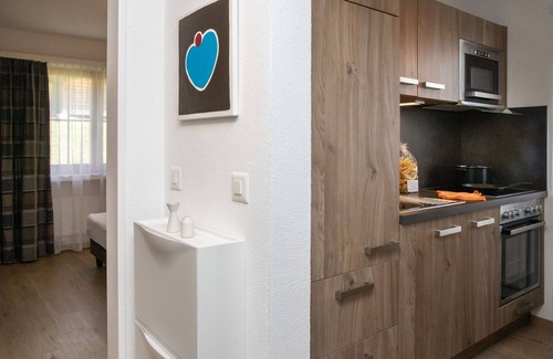 Falera Apartment | Lovely apartment for 4 guests with pool, WIFI, TV, balcony, pets allowed and panoramic view